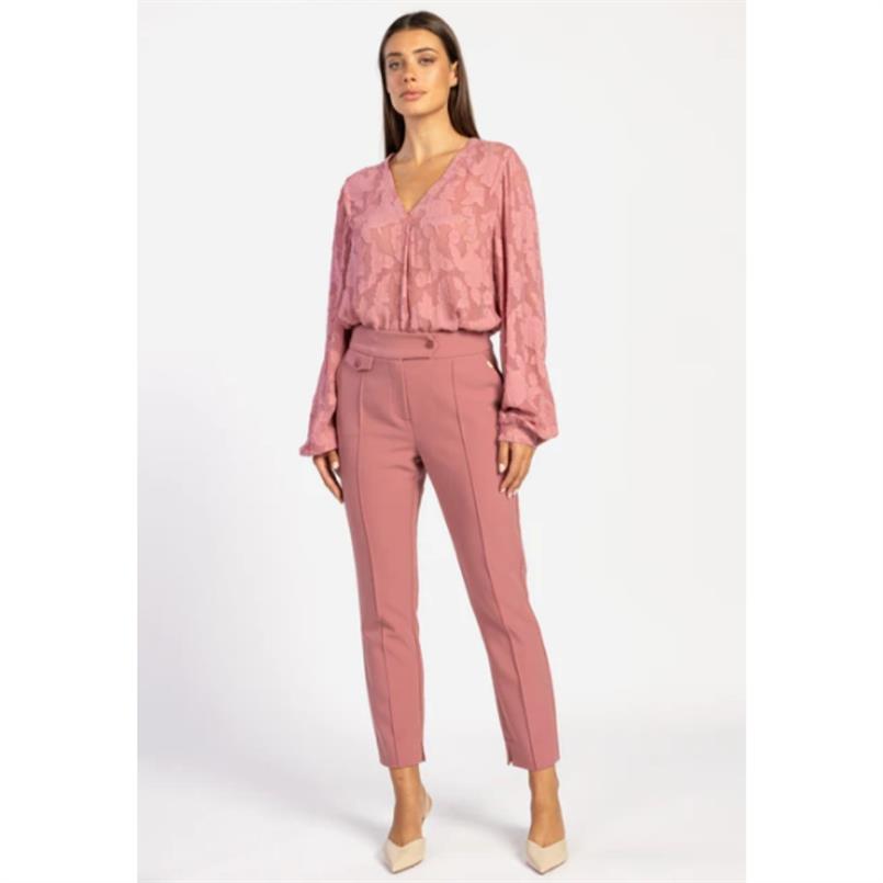 Aaiko Alana chiffon flower Roze