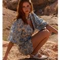 Aaiko Bailey lace pes 620 Blauw dessin