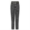 Aaiko Bibi denim co 613 Donkergrijs