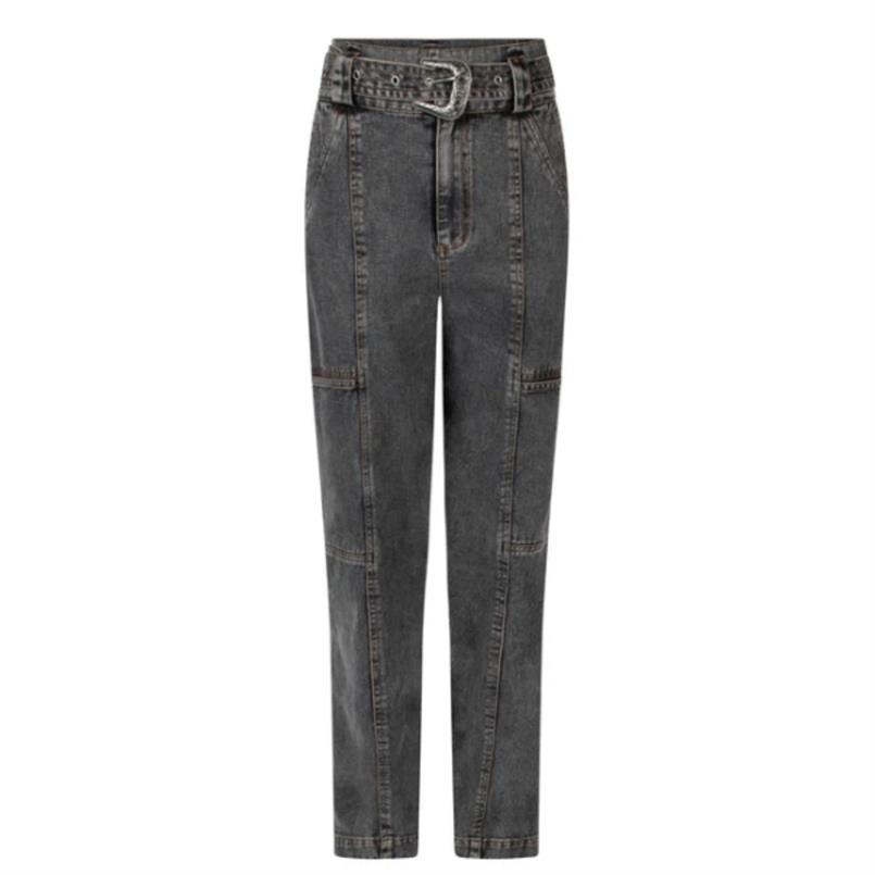 Aaiko Bibi denim co 613 Donkergrijs