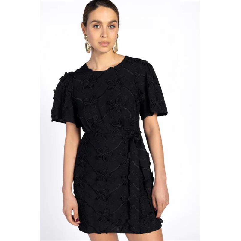 Aaiko Celina embroidery Zwart