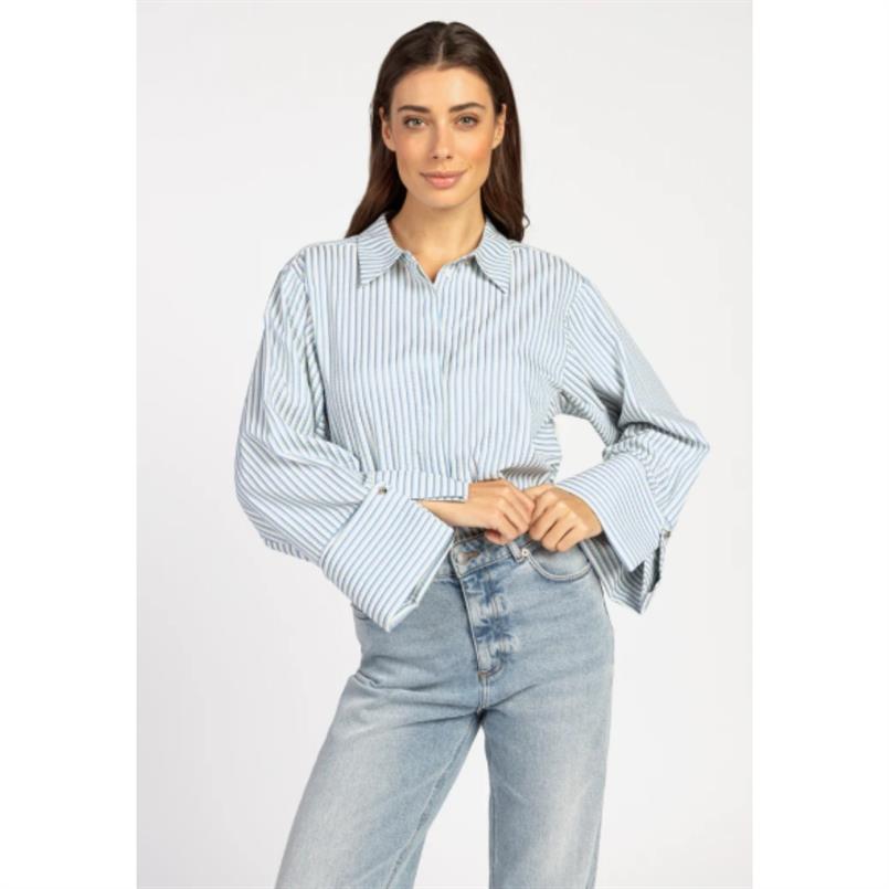 Aaiko Elda stripe co 516 Blauw