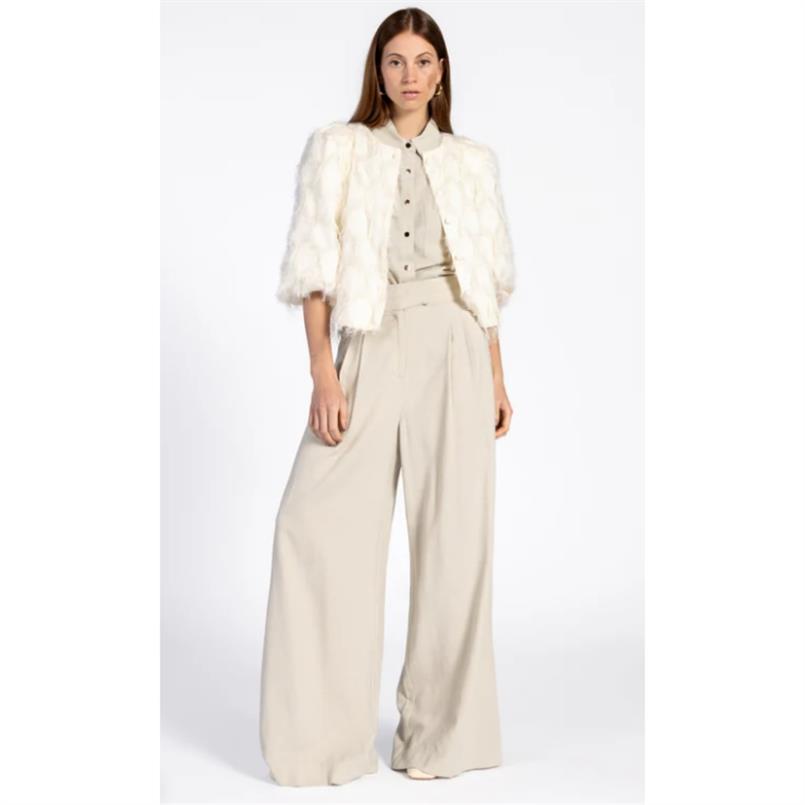 Aaiko Evie fringe pes 482 Creme