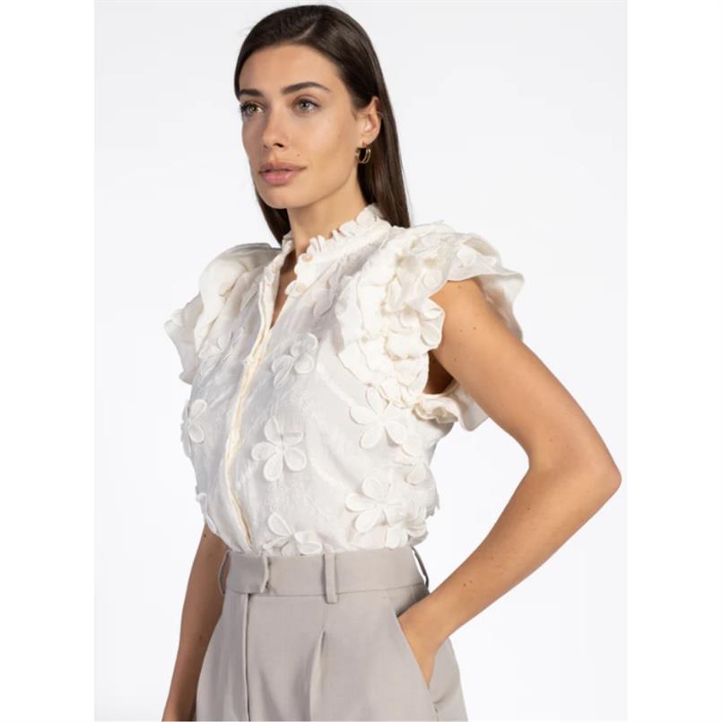 Aaiko Gezana embroidery Creme