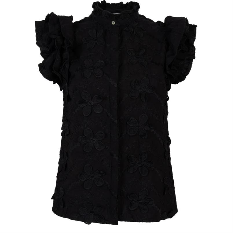 Aaiko Gezana embroidery Zwart