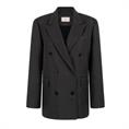 Aaiko Heidy pinstripe vis Zwart dessin