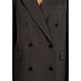 Aaiko Heidy pinstripe vis Zwart dessin