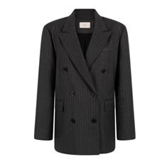 Aaiko Heidy pinstripe vis Zwart dessin