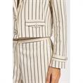 Aaiko Ines stripe co 570 Wit dessin
