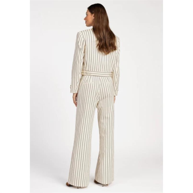 Aaiko Ines stripe co 570 Wit dessin