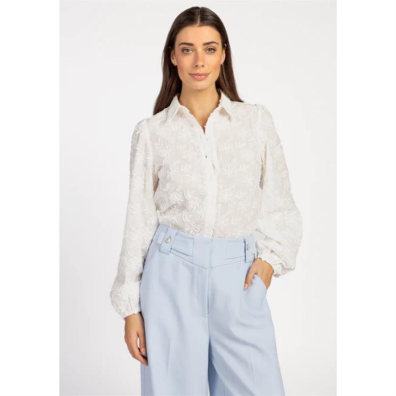 Aaiko Lien long sleeve Wit