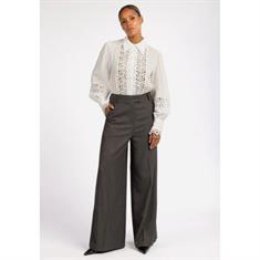 Aaiko Nore pinstripe vis Zwart