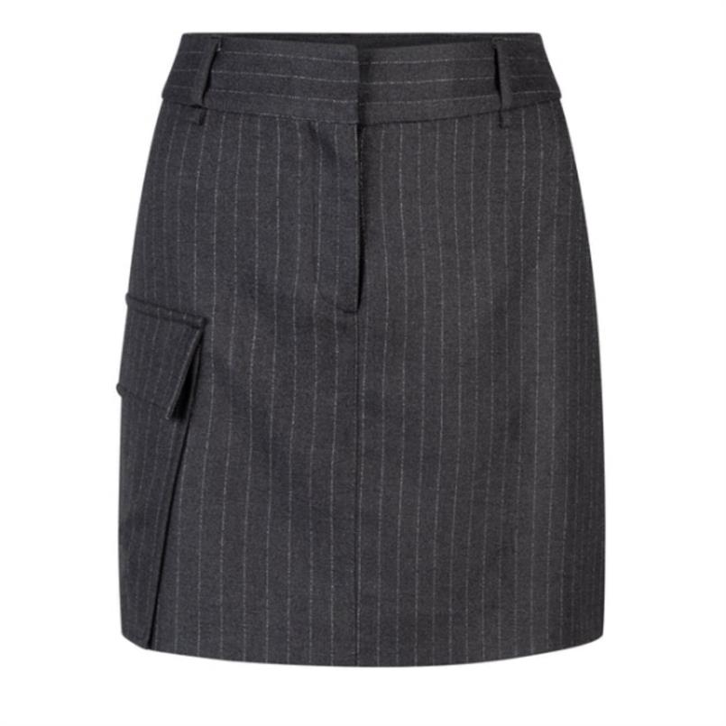Aaiko Pascale pinstripe v Zwart