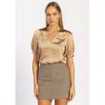 Aaiko Pascale tweed vis Bruin dessin