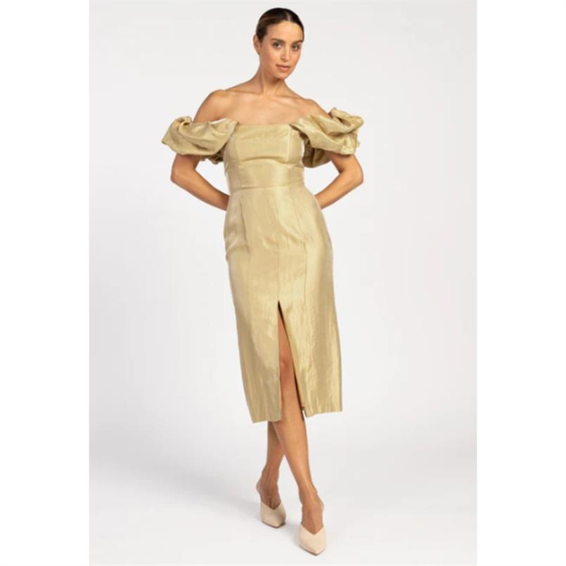 Aaiko Rowan twill shine Camel