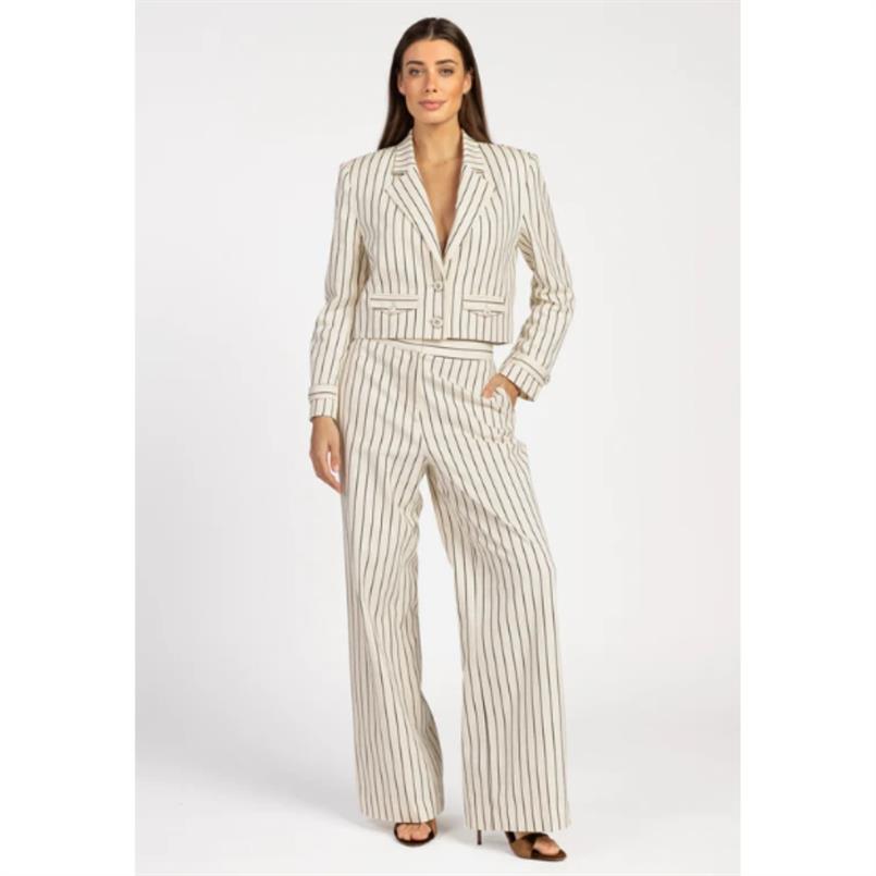 Aaiko Sonja stripe co 570 Wit dessin