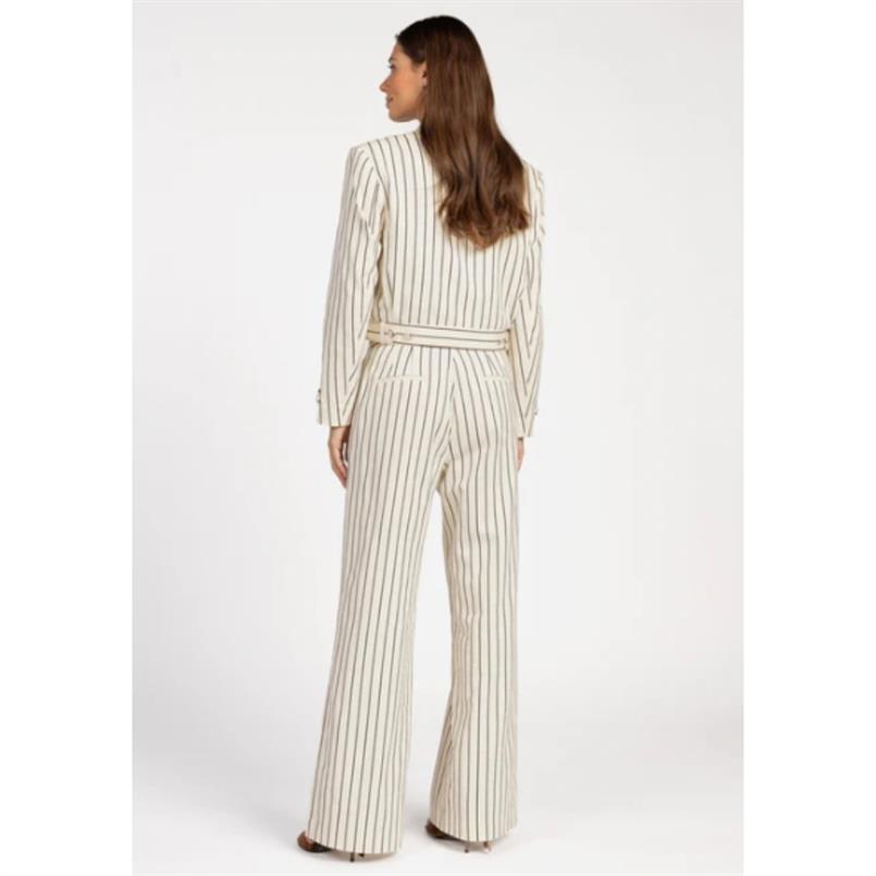 Aaiko Sonja stripe co 570 Wit dessin