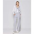 Access Cropped blazer with hood Wit