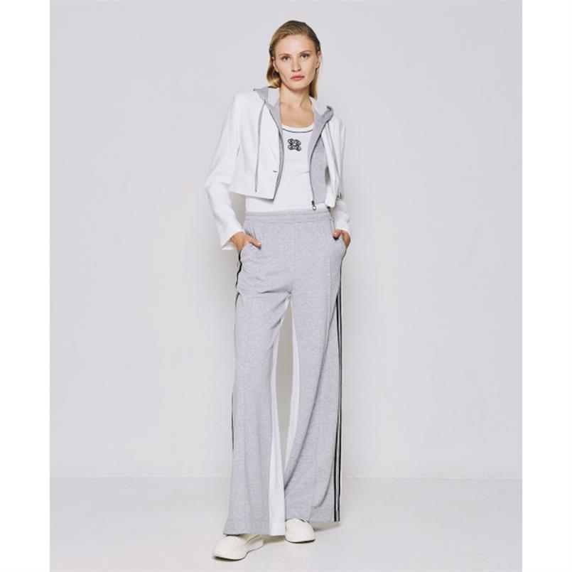 Access Cropped blazer with hood Wit