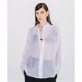 Access Shirt with embroidery sequins Wit