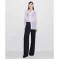 Access Shirt with embroidery sequins Wit