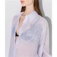 Access Shirt with embroidery sequins Wit