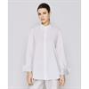 Access Shirt with rhinestone cuffs Wit