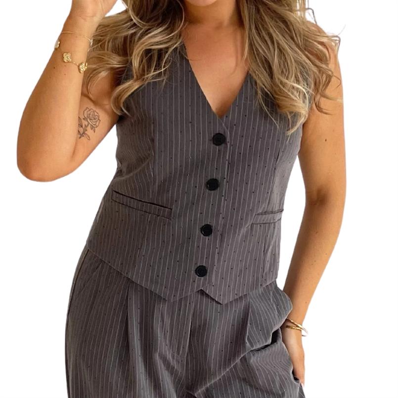 Ambika Gilet cassie Grijs
