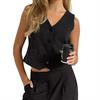 Ambika Gilet cassie Zwart