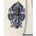 Berenice Chemise col v brodee Transparant