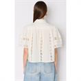 Berenice Chemise mc large avec broderie Wit