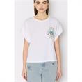 Berenice Tshirt lucky love sans manches Wit