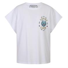 Berenice Tshirt lucky love sans manches Wit
