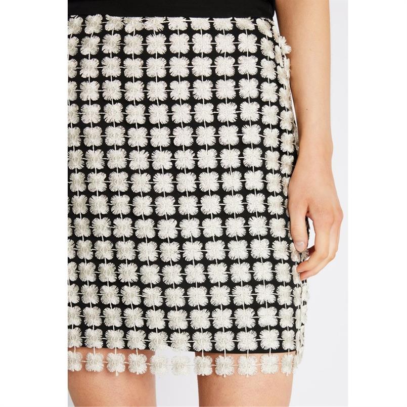 BruunsBazaar Black w silver Zwart dessin