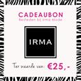 Cadeaubon 25 Diverse kleuren