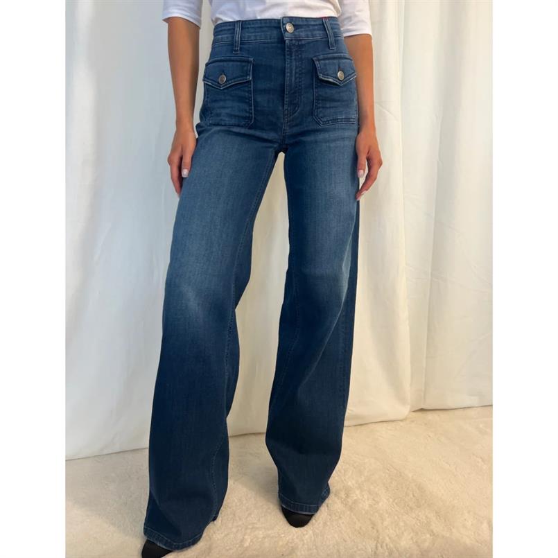Cambio Aimee patched 0117-00 Jeans