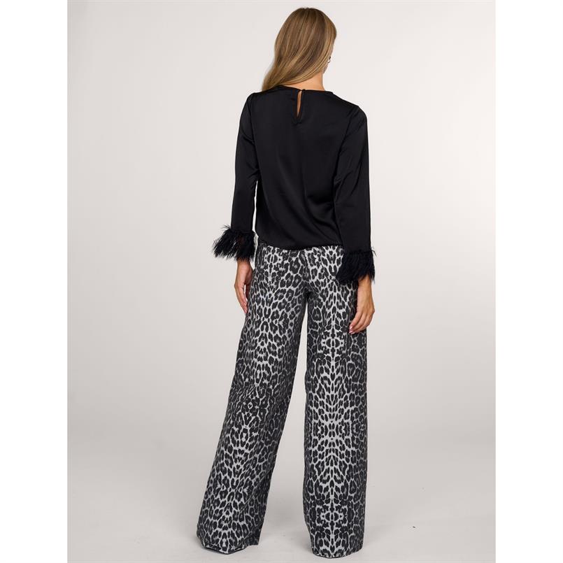 Co&#39;couture Adnacc feather 96 Zwart