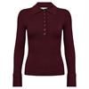 Co&#39;couture Bonnycc polo ls knit 87 Bordeaux