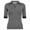 Co&#39;couture Bonnycc polo ss knit 139 Grijs