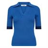 Co&#39;couture Bonnycc polo ss knit 17 Blauw