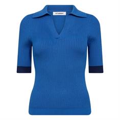 Co&#39;couture Bonnycc polo ss knit 17 Blauw