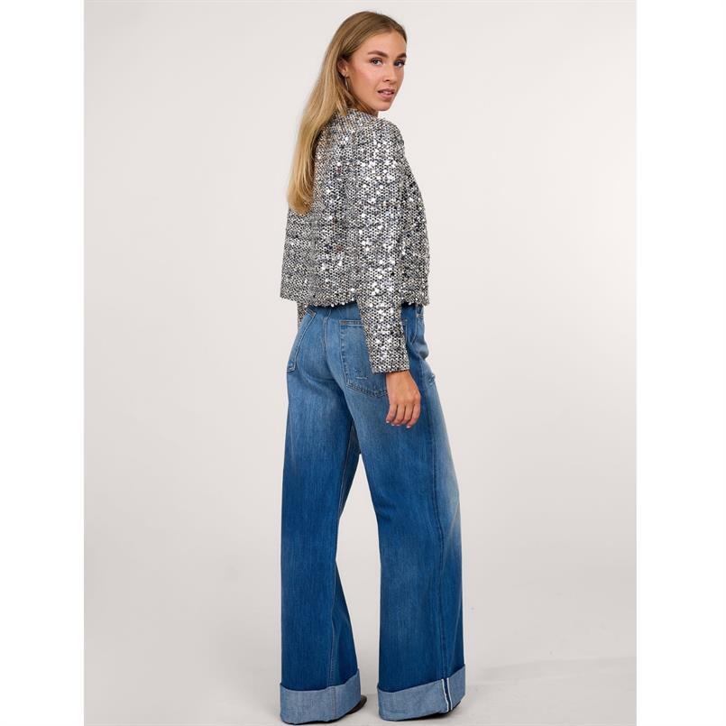 Co&#39;couture Bouclecc sequin 40096 Zilver