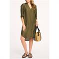 Co&#39;couture Caryncc pleat tunic dress 7555 Army