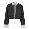 Co&#39;couture Dannycc stripe crop 96 Zwart