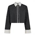 Co&#39;couture Dannycc stripe crop 96 Zwart