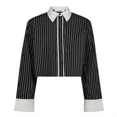 Co&#39;couture Dannycc stripe crop 96 Zwart