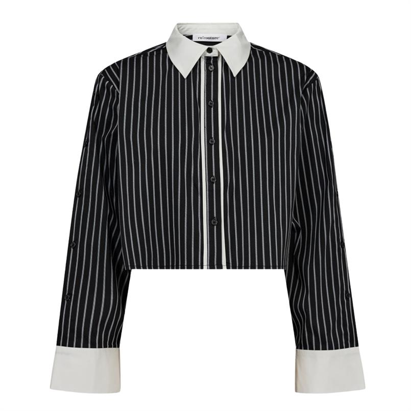 Co&#39;couture Dannycc stripe crop 96 Zwart
