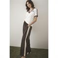 Co&#39;couture Edgecc stripe v-tee 1183 Transparant