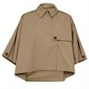 Co&#39;couture Francis cc crop cape Khaki