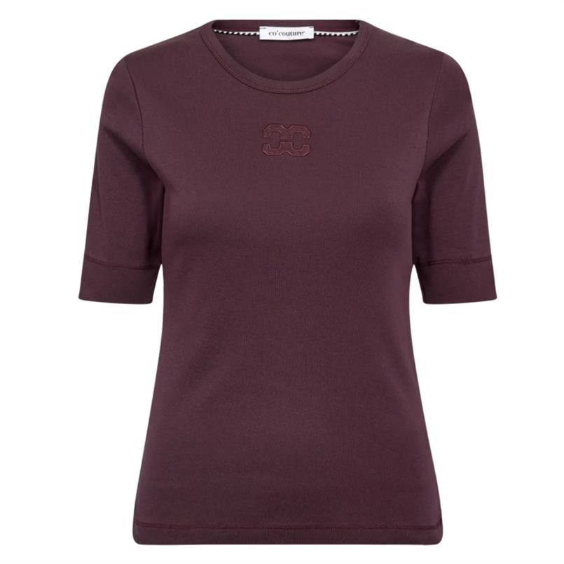 Co&#39;couture Grannycc embroidery tee 87 Bordeaux